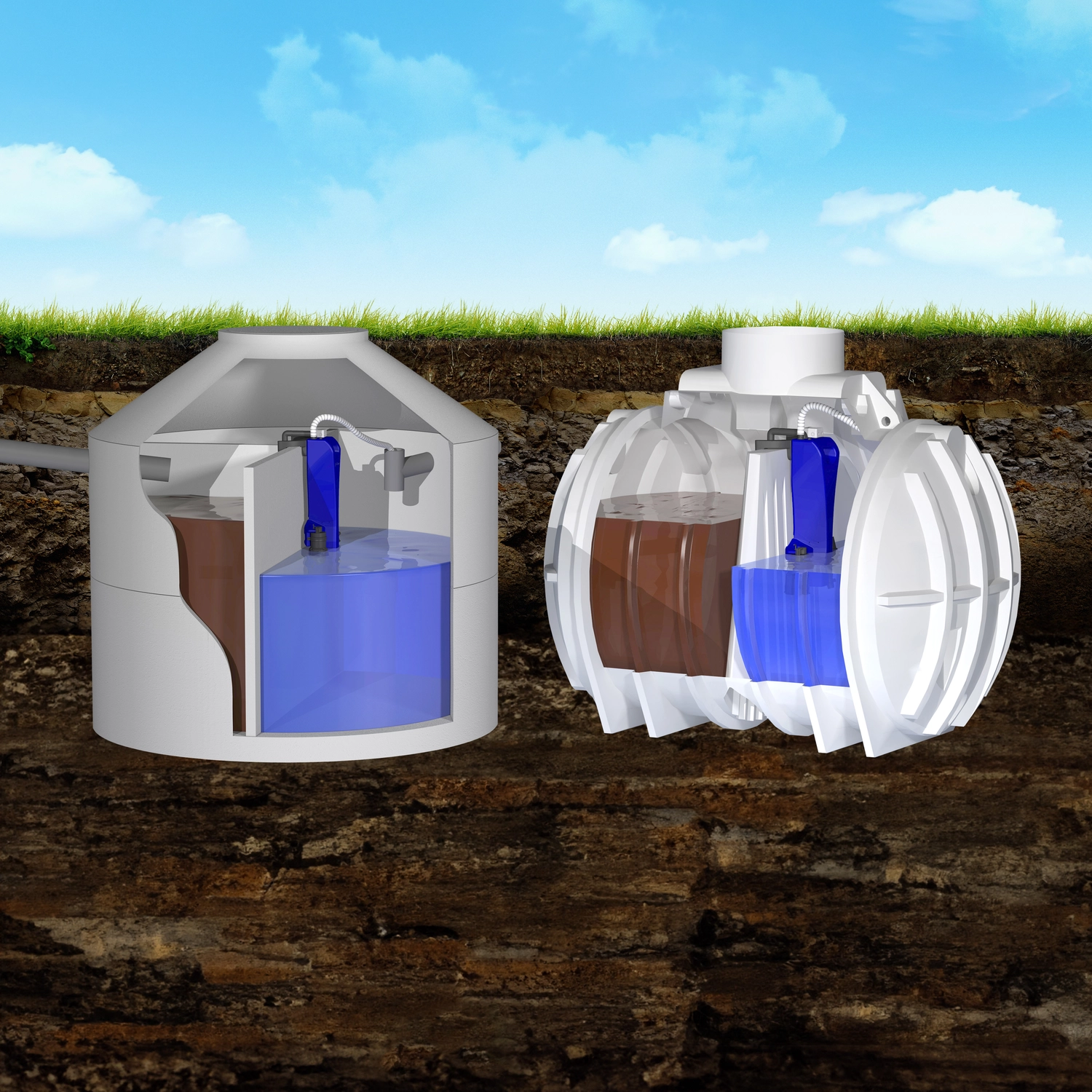 Franz Kotschofsky GmbH - Bauservice - Lieferung und Montage von Kleinkläranlagen